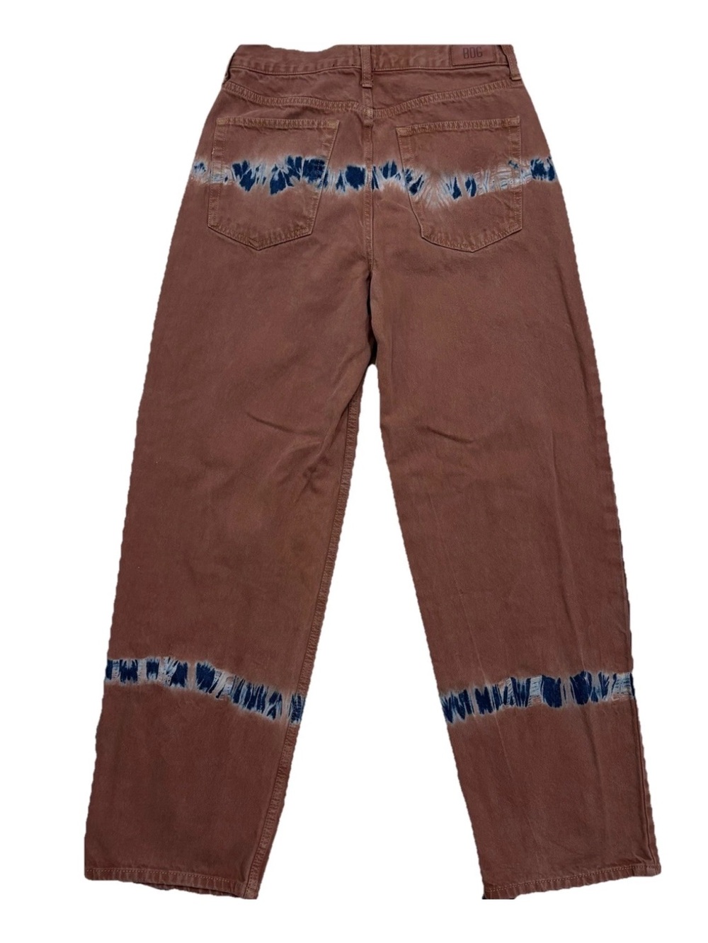 Urban Outfitters BDG Brown/Navy Tie-Dye Modern Boyfriend Jeans W32 EUC